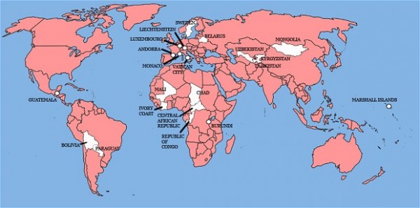 Map of british colonies